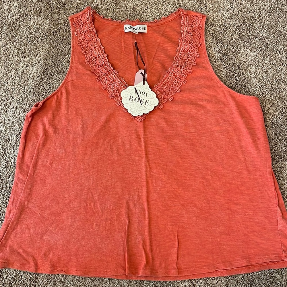 New with tag Knox rose sleeveless top size XXL